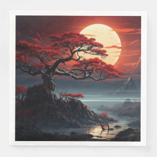 Bonsai Tree  Paper Dinner Napkins