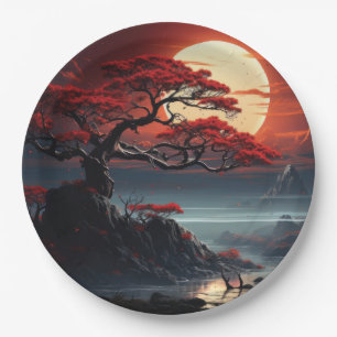 Bonsai Tree  Paper Plates