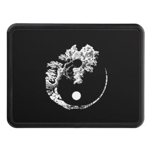 Bonsai Tree Print Zen Spirit Yin Yang Japanese Hitch Cover
