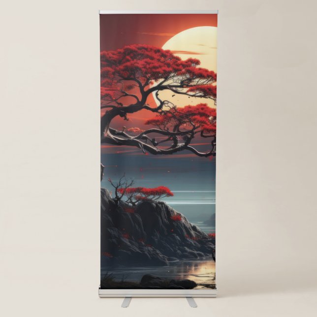 Bonsai Tree  Retractable Banner (Front)