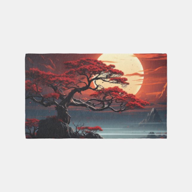 Bonsai Tree  Rug (Front)