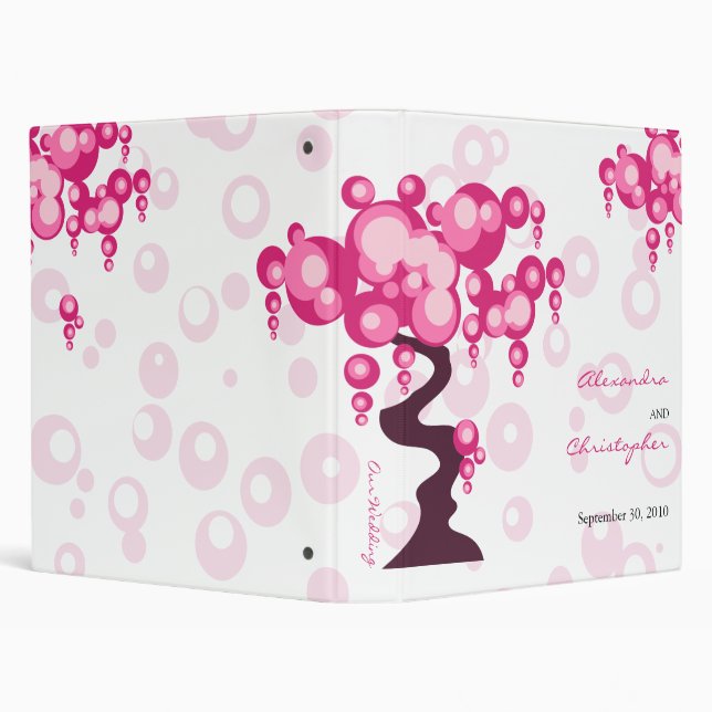 Bonsai Tree Stylish Wedding Planner / Photo Binder (Background)
