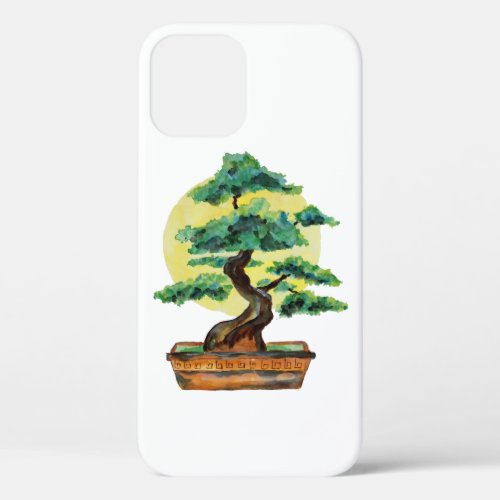 Bonsai Tree Sunshine iPhone 12 Case