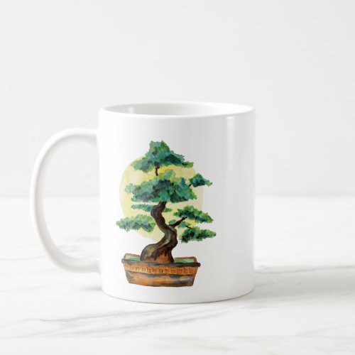 Bonsai Tree Sunshine Coffee Mug