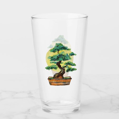 Bonsai Tree Sunshine Glass