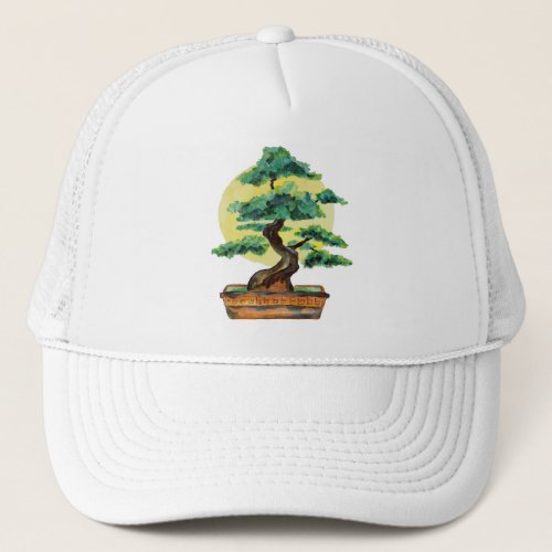 Bonsai Tree Sunshine Trucker Hat