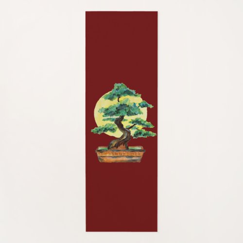 Bonsai Tree Sunshine Yoga Mat