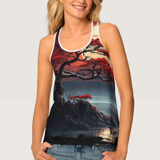 Bonsai Tree  Tank Top (Front)