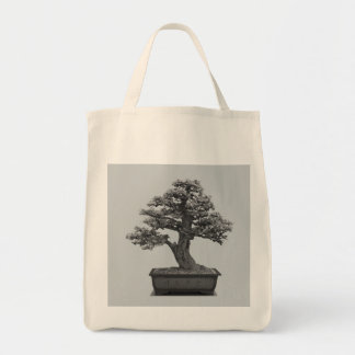 bonsai tree tote bag