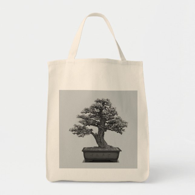 bonsai tree tote bag (Front)
