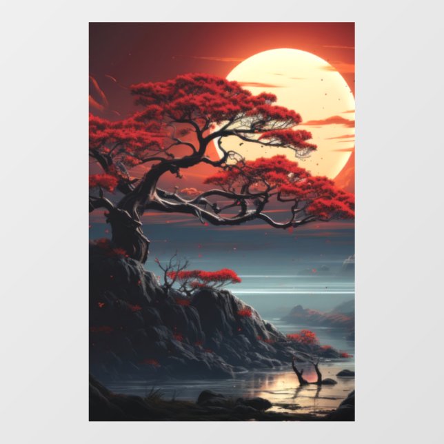 Bonsai Tree  Wall Decal (Front)