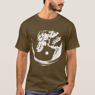 Bonsai Tree Yin Yang Japan Buddha Yoga Meditation1 T-Shirt
