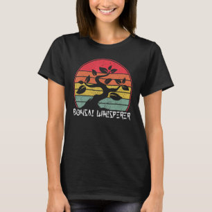 Bonsai Whisperer Japanese Tradition Garden Retro T-Shirt