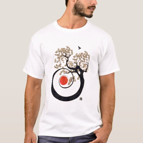 Bonsai Zen Spiral of life T_Shirt