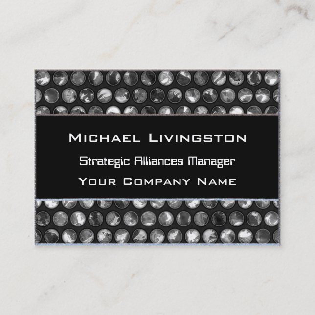 Bonshire  Modern Business Card (Front)