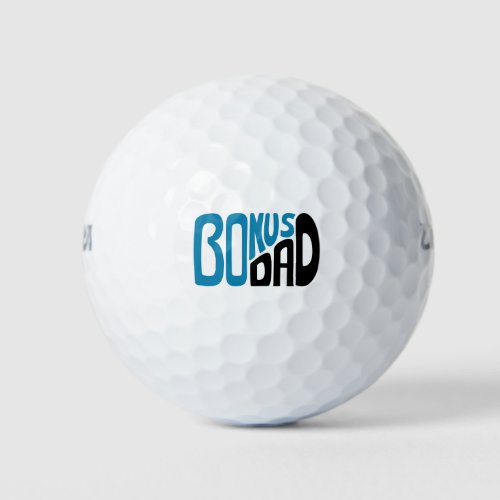 Bonus Dad Bold Type Golf Balls