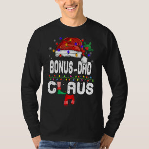 Bonus Dad Claus Matching Family Christmas Pajamas T-Shirt