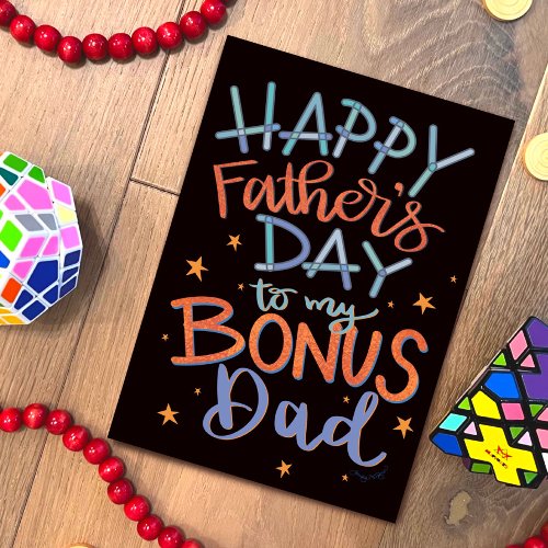 Bonus Dad Fatherâs Day Modern Inspirivity Card