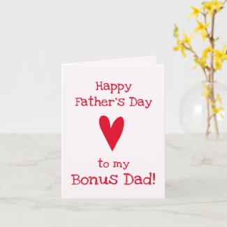 Bonus Dad! | Funny Father's Day Card