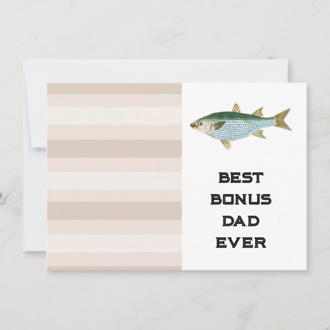 Bonus dad  holiday card (Front)