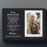 Bonus Dad Marble Photo Frame Navy<br><div class="desc">Unveil the extraordinary connection with our 'To My Bonus Dad' plaque. Family transcends blood, flourishing in shared memories, forging an unbreakable bond. Within you, I discovered a friend who enriched my life with guidance and care. Overflowing with gratitude, this plaque becomes the ultimate tribute, ideal for special occasions like Valentine's...</div>