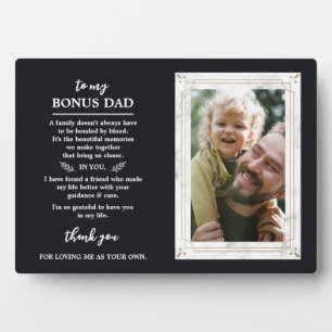 Bonus Dad Marble Photo Frame Navy