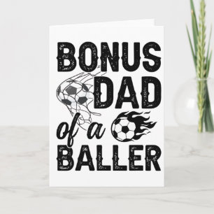 Bonus Dad Of A Ller Soccer Bonus Dad Soccer Step D Card