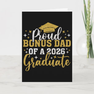 Bonus Dad Senior 2026 Proud Of A Cl Of 2026 Gradua Card