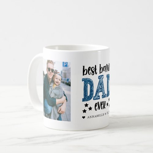 Bonus Dad Step Dad Photo  Coffee Mug