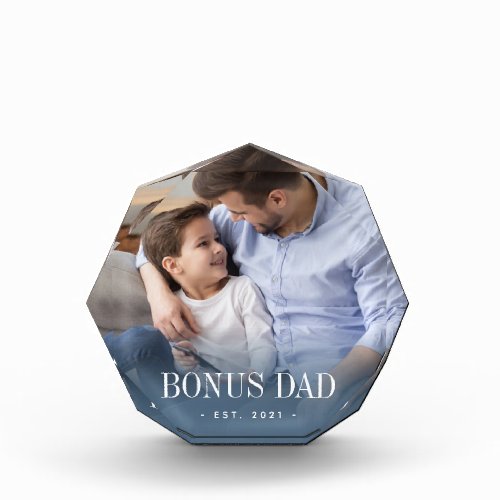 Bonus Dad Year Established Photo Block