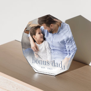 Bonus Dad Year Established Photo Block