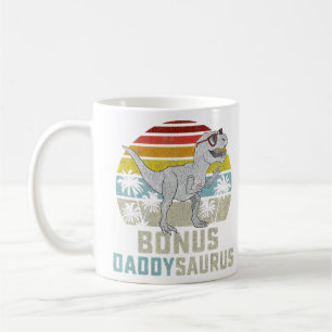 Bonus Daddy Saurus T Rex Daddysaurus Stepdad Match Coffee Mug