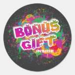 Bonus Gift Inside  Classic Round Sticker