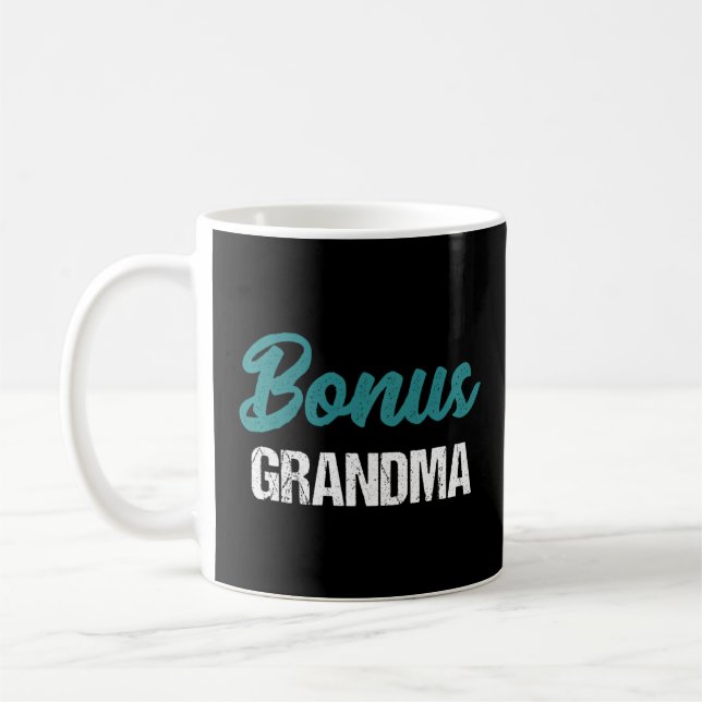 Bonus Grandma  Funny Mother S Day Step Grandma  Coffee Mug (Left)