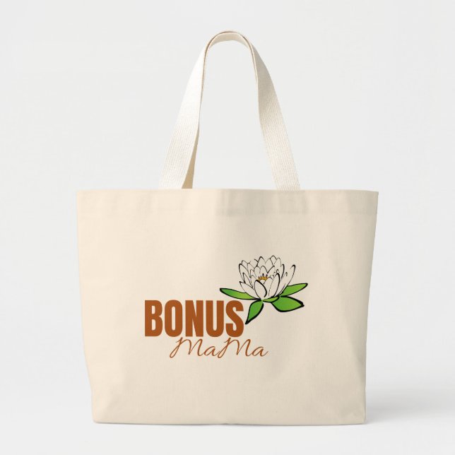 BONUS MaMa Floral Tote Bag – Proud & Loving Gift  (Front)