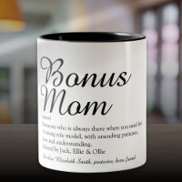 Bonus Mom Definition Quote Fun Stylish