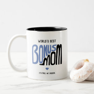 Bonus Mom Hand Drawn Type Coffee Mug