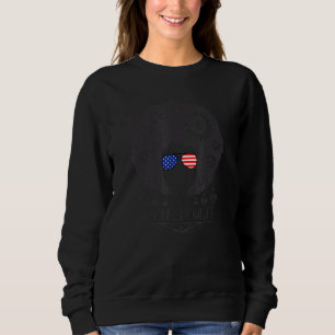 Bonus Mom Life Messy Bun African American Flag Flo Sweatshirt
