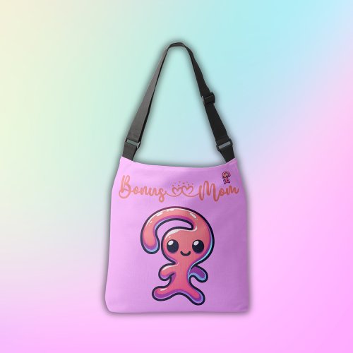 Bonus Mom _ Modern in Pink  Crossbody Bag