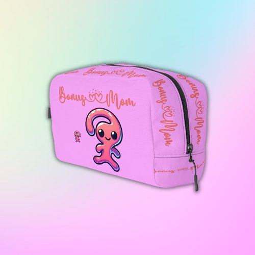 Bonus Mom _ Modern in Pink  Pink  Dopp Kit