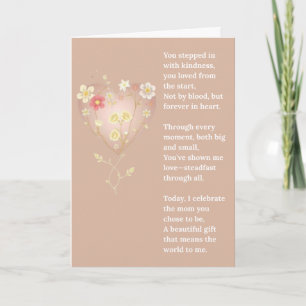 Bonus Mom Mother's Day Card