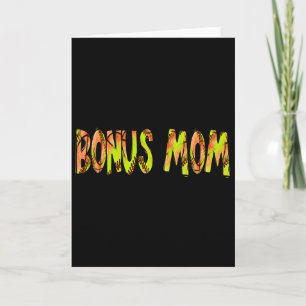 Bonus Mom Of Both Half Sketll Softll Birthday Boy  Card