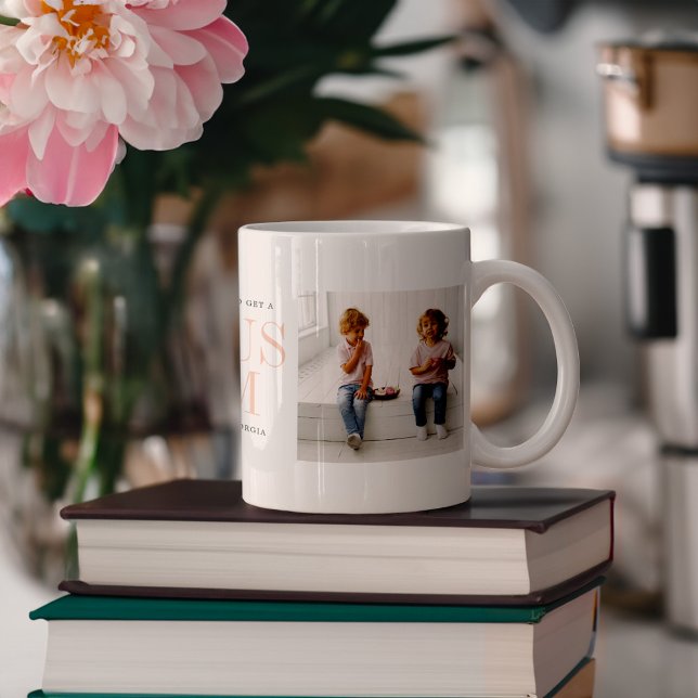 "Bonus Mom" Step Mom | Two Photo Collage Coffee Mug (Creator Uploaded)
