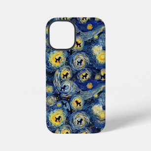 Boo22 Artist Poodle Boho Floral – Colorful Poodle iPhone 12 Mini Case