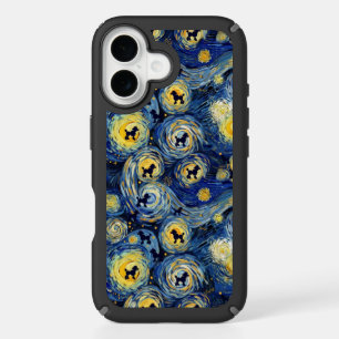 Boo22 Artist Poodle Boho Floral – Colorful Poodle iPhone 16 Case