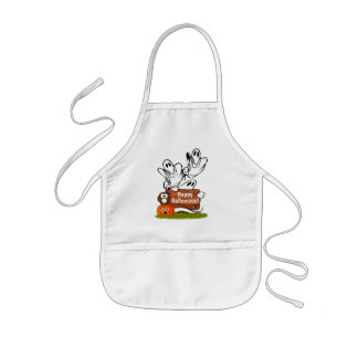 BOO! A Spooked Pumpkin Kids' Apron