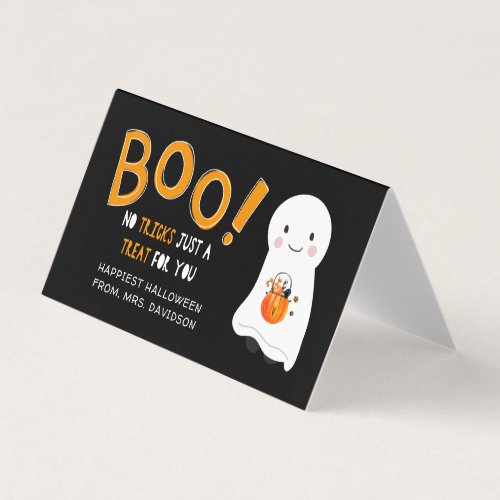 Boo A Treat For You  Ghost Halloween Classroom