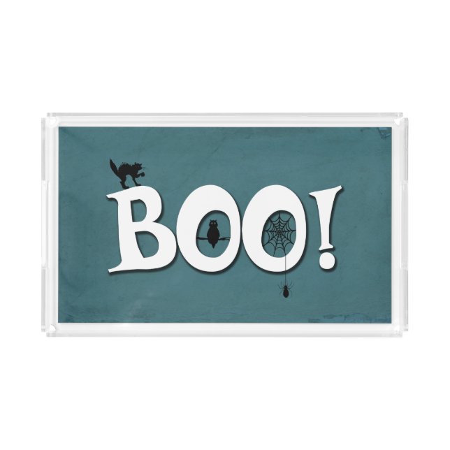 Boo! Acrylic Tray (Front)
