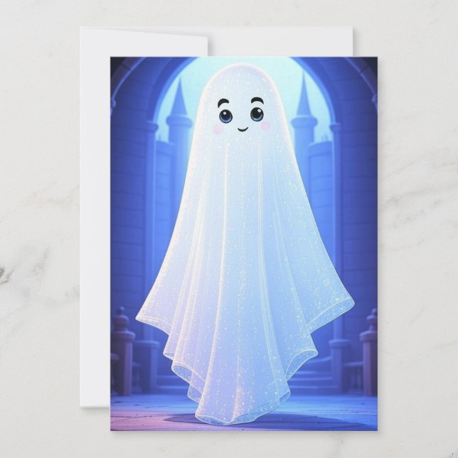 Boo AI Ghost  Invitation (Front)