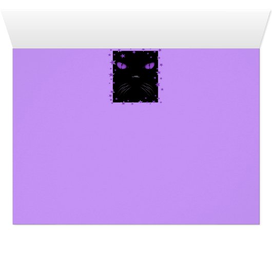 Boo - Amethyst Blank Card (Inside Horizontal (Bottom))